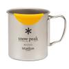 Snow Peak Lightweight Single Wall Titanium Backpacking, Camping Mug view 1