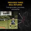SKLZ PitchBack Baseball and Softball Pitching Net and Rebounder, Black/Red, 2' 9" x 4' 8" view 2
