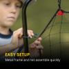 SKLZ PitchBack Baseball and Softball Pitching Net and Rebounder, Black/Red, 2' 9" x 4' 8" view 4