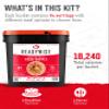 ReadyWise Emergency Food Supply - 84 Servings Breakfast & Entre Bucket, Protein Meals, Dehydrated & Freeze Dried Food for Backpacking, Camping Essentials & Prepping Supplies, up to 25 Year Shelf Life view 4