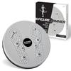 Daiwa Felicity Figure Trimmer Ab Twister Board - Waist Twister Machine for Core & Abs Exercise - Waist Twisting Fitness Tool, Dizzy Disc Twist Board for Slimming Workout with Magnets Reflexology (Gray) view 1