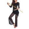 BellyLady Belly Dance Cane Dance Stick Gold Silver Dance Accessory, Gift Idea-Silver view 2