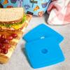 Cool Coolers by Fit + Fresh, 4 Pack Slim Ice Packs, Space Saving Reusable Ice Packs for Lunch Boxes or Coolers, Blue, Single Pack view 2