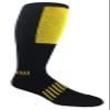 MOXY Socks Black with Yellow The Deadlift Block Athletic Knee-High Fitness Socks  Compression Lifting Socks for Men & Women  Shin Protection, Locked-In Fit & Durable Performance view 1
