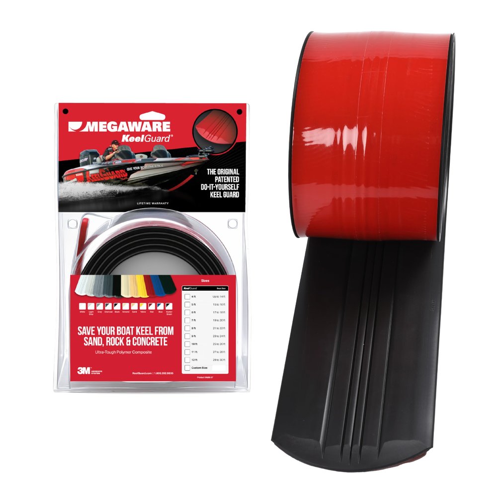MEGAWARE KEELGUARD USA-Made, Original DIY Keel Protector, 4ft Black