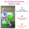 Fun and Function - Peanut Ball for Kids - Physical Therapy Ball - Green - Small (14 x 34.5) view 3