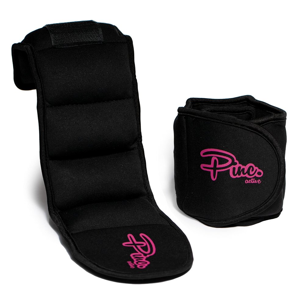 HEALTHYMODELLIFE Ankle Weights Set, 2 x 1 lbs Cuffs