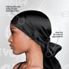 Evolve Satin Wrap Scarf, Black view 3