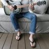 OKABASHI Men's Surf Flip Flops (Brown, L) | Provide Arch Support | Great for Indoors, Outdoors, Beach, Summer view 2