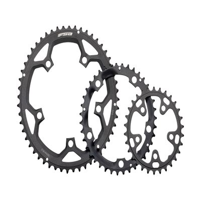 Full Speed Ahead FSA Pro Black Triple 130/74BCD Road Chainring - 130BCD 39T