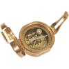 Kasper & Richter Trinidad Solid Brass Sighting Compass with Clinometer with Hardwood Box view 1