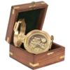Kasper & Richter Trinidad Solid Brass Sighting Compass with Clinometer with Hardwood Box view 2