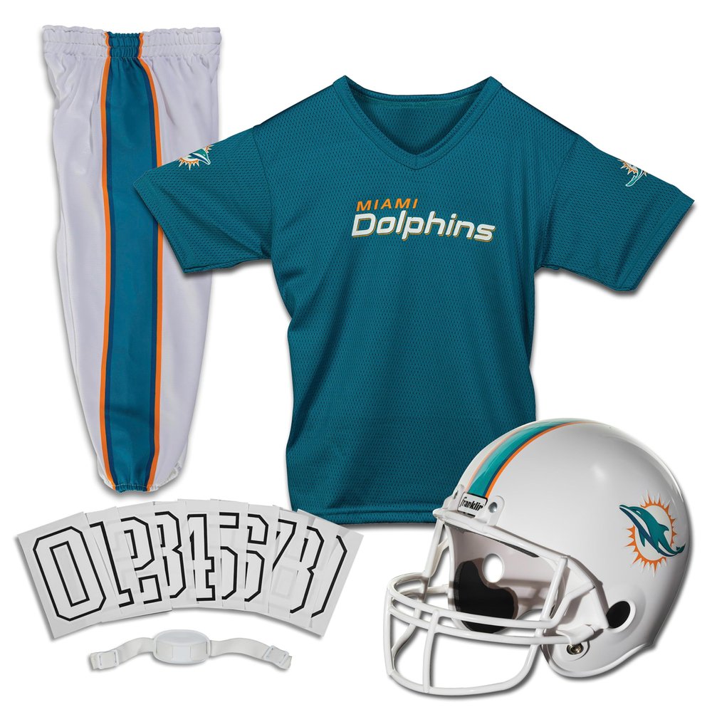 Franklin Sports Miami Dolphins NFL Youth Uniform Set Size: Medium
