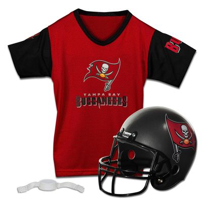 Franklin Sports NFL Tampa Bay Buccaneers Replica Youth Helmet and Jersey Set