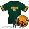 Green Bay Packers Youth NFL Helmet and Jersey Set view 1