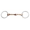 Korsteel Stainless Steel Copper Mouth Slow Twist Loose Ring Snaffle Bit, 5", 5" view 1