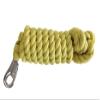 AJ Tack 10 Foot Cotton Lead Rope with Bull Snap Navy Blue view 2