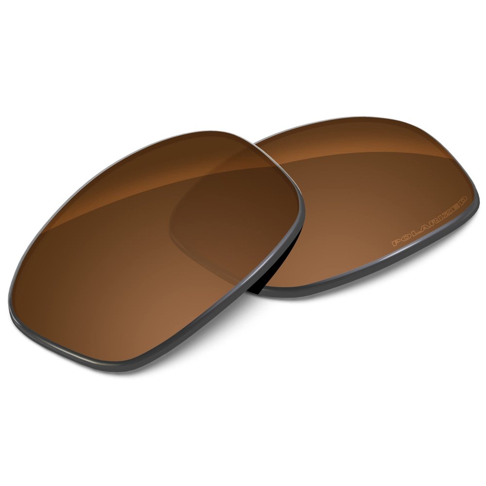 Tintart Performance Lenses Compatible with Oakley Monster Pup | Monster Pup Asain Fit(AF) Polarized Etched-Nut Brown