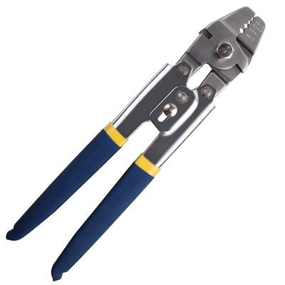 Fishing Crimping Pliers Heavy Duty Stainless Steel Wire Rope Crimping Tool Fishing Tackle Pliers Built-in Wire Cutters Crimp Sleeves, 4 Crmping Size