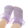 QandSweet Baby Girls' Eyelet Flower Socks Ankle Sock for Newborn Infant Toddlers Kids (1-2 Years, A-6 Colors) view 2