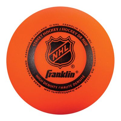 Franklin Sports Street Hockey Balls, Low Bounce, 3 Balls