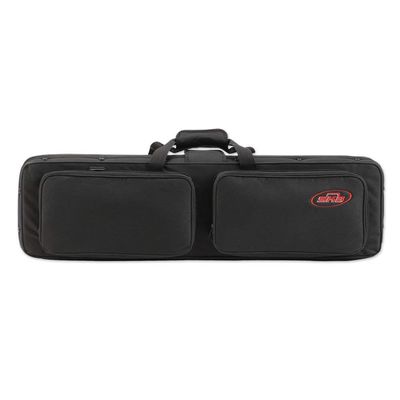 SKB Cases Rugged Exterior and Rigid Foam Interior Hybrid Breakdown Travel Shotgun Case for 33.75 Inch Barrels with 2 External Pouches, Black
