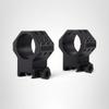 Weaver 30mm Tactical 6-Hole Weaver-Style Rings, Matte, X-High - 48354 view 2