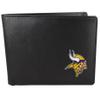NFL Siskiyou Sports Mens Minnesota Vikings Bi-fold Wallet One Size Black view 1