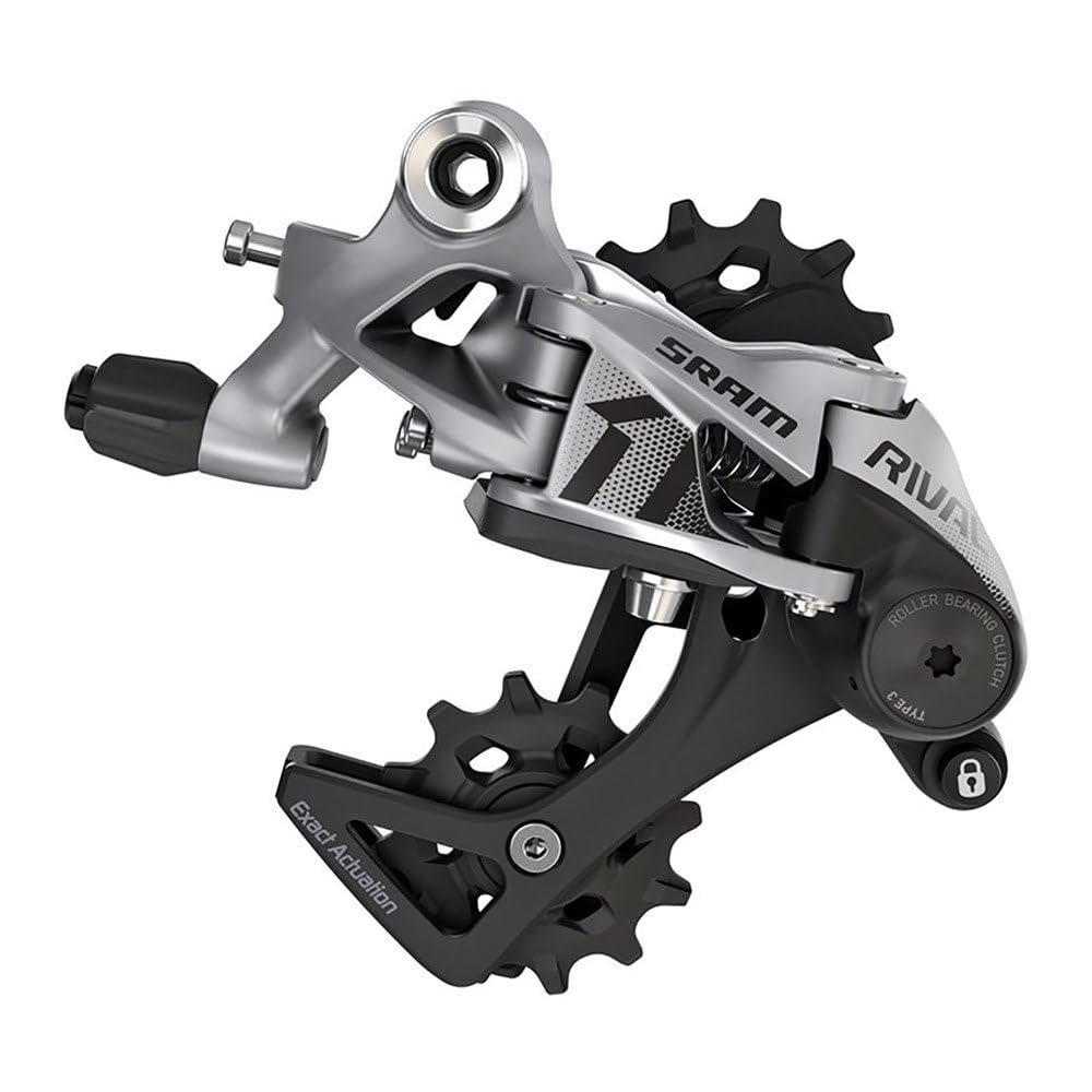 SRAM Rival 1 Rear Derailleur - 11 Speed, Long Cage, Black/Silver
