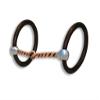 The Bob Avila Collection by Professionals Choice Equine O-Ring Copper Twist Mouth Snaffle Bit view 1