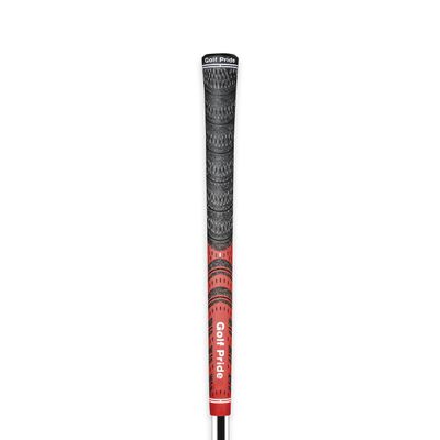 Golf Pride MCC Golf Club Grip - All-Weather Hybrid Grip - Brushed Cotton Cord & Pebbled Texture - Moisture-Wicking Technology - Standard - Red