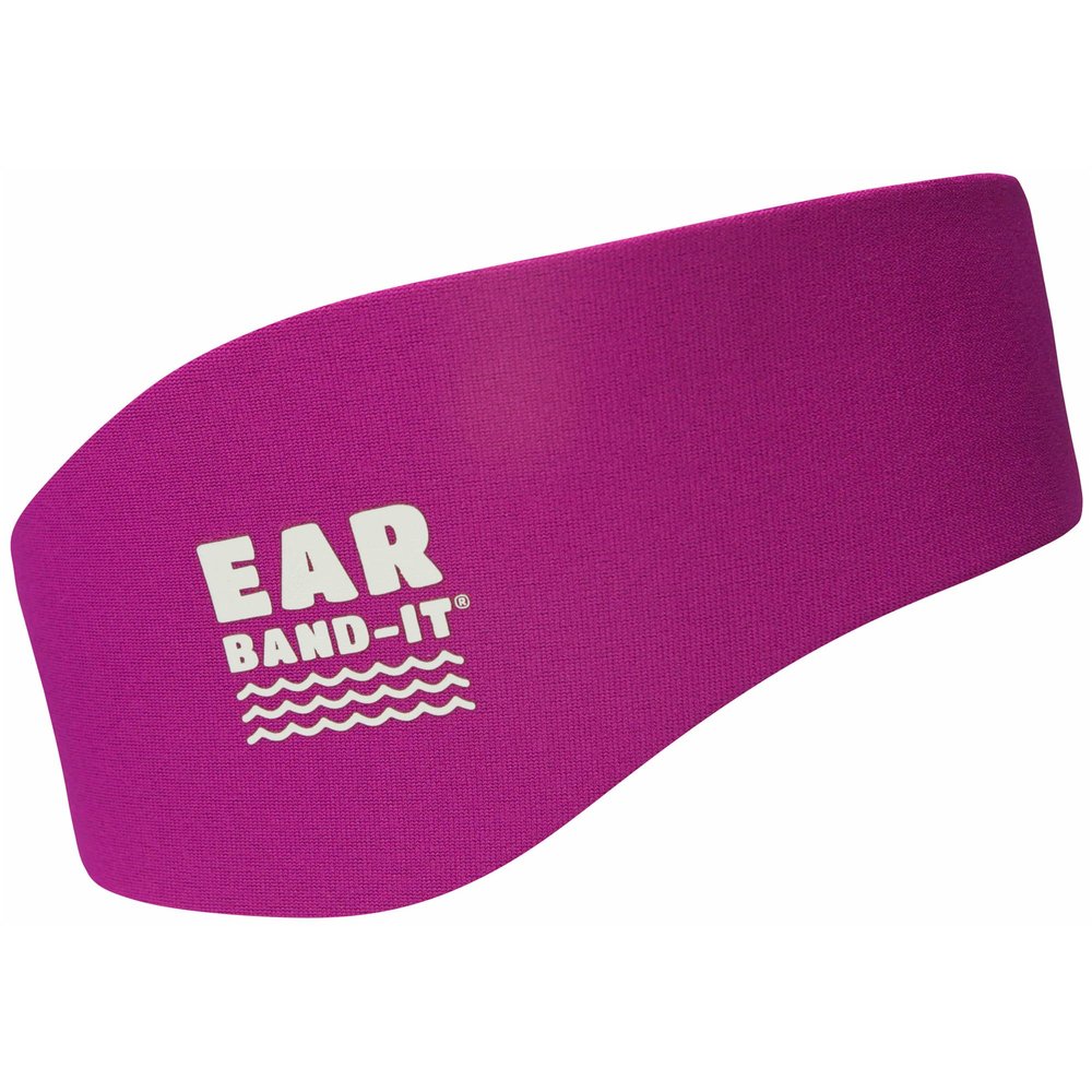 Earvolution Original Ear Band-It Swimming Headband, American Brand, Doctor-Invented - for Kids & Adults - Sensory-Friendly - Keep Ears Dry & Prevent Swimmer's Ear, Holds Earplugs In, (Magenta, Medium)