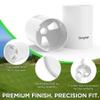 KINGTOP Golf Hole Cup, Putting Cup, Hole Cups for Practice Putting Green, Outdoor | Indoor, Fit USGA/PGA Regulations, Ivory White, 6 Depth Optional, 1-Pack view 3