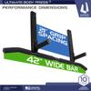 Joist Mount Pull Up Bar with Extra Hardware and Mounting Template for Easy Install to Beam or Rafter by Ultimate Body Press view 3