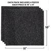 Vicious Griptape Coarse Grit Longboard Skateboard Black, 10" x 11" (4 Pack) (V-BLK-4Pack) view 2