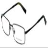 John Varvatos Designer Eyeglasses V130 in Black 54mm DEMO LENS view 1