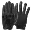 Pratt and Hart Silverstone Our Bestselling Men's Leather Driving Gloves Size M Black view 1