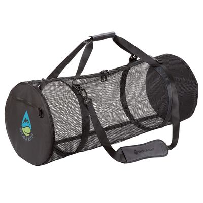 Skog Kust SCUBASak Collapsible Mesh Duffle Bag with Exterior Waterproof Pocket