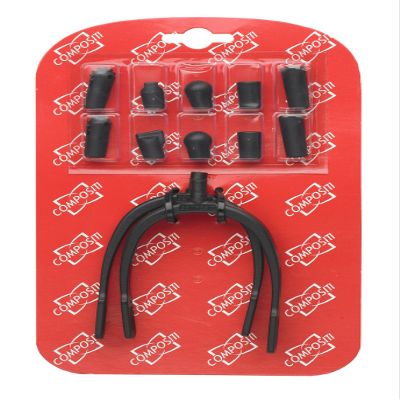 Hot Spurs W5 Pr Interchangeable Heads LC Bk/Wh