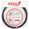 MSV Unisex's Hepta Twist String Set-Black, 1.25 mm view 2