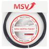 MSV Unisex's Hepta Twist String Set-Black, 1.25 mm view 3