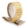 Speidel Mens Stainless Steel Comfortable Stretch Watch Band Gold Tone Tone Replacement Strap, 16-22mm, Straight End with No Clasp, Extra Long view 1