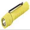 Streamlight 88854 PolyTac 600-Lumen 11500-Candela Tactical LED Flashlight with Helmet Mount Kit and Non-Rechargeable Batteries, Yellow view 2