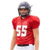 CHAMPRO mens Adult Stretch Time Out Polyester Practice Football Jersey, Orange, Medium US view 4