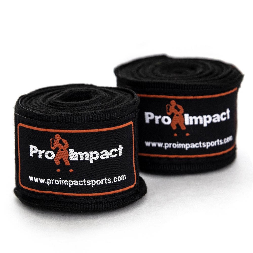 Pro Impact 180 Inch Mexican Style Boxing Hand Wraps  Stretchable Wrist & Knuckle Support for MMA, Muay Thai, Kickboxing, Heavy Bag & Combat Training  Men & Women