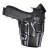 Safariland 6360 ALS/SLS Mid-Ride, Level 3 Retention Duty Holster, S&W M&P .45 w/o Safety, w/Sure Fire X300 Light, Mid-Ride, STX Hi-Gloss Black, Right Hand view 1
