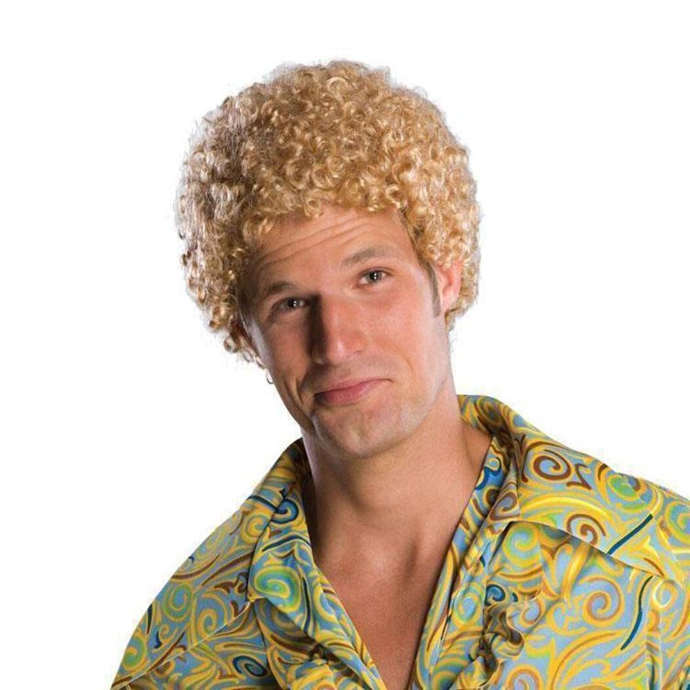 Rubies Afro Blonde Wig for Adults, Men's No Size