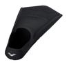 Arena Powerfin Training Fin for Swimming Short Blade Snorkeling Scuba Unisex Silicone Flippers Comfortable Closed Heel Full Foot Pocket Snug Integrated Fit Control, Black/Silver, Size 8.5-9.5 view 2