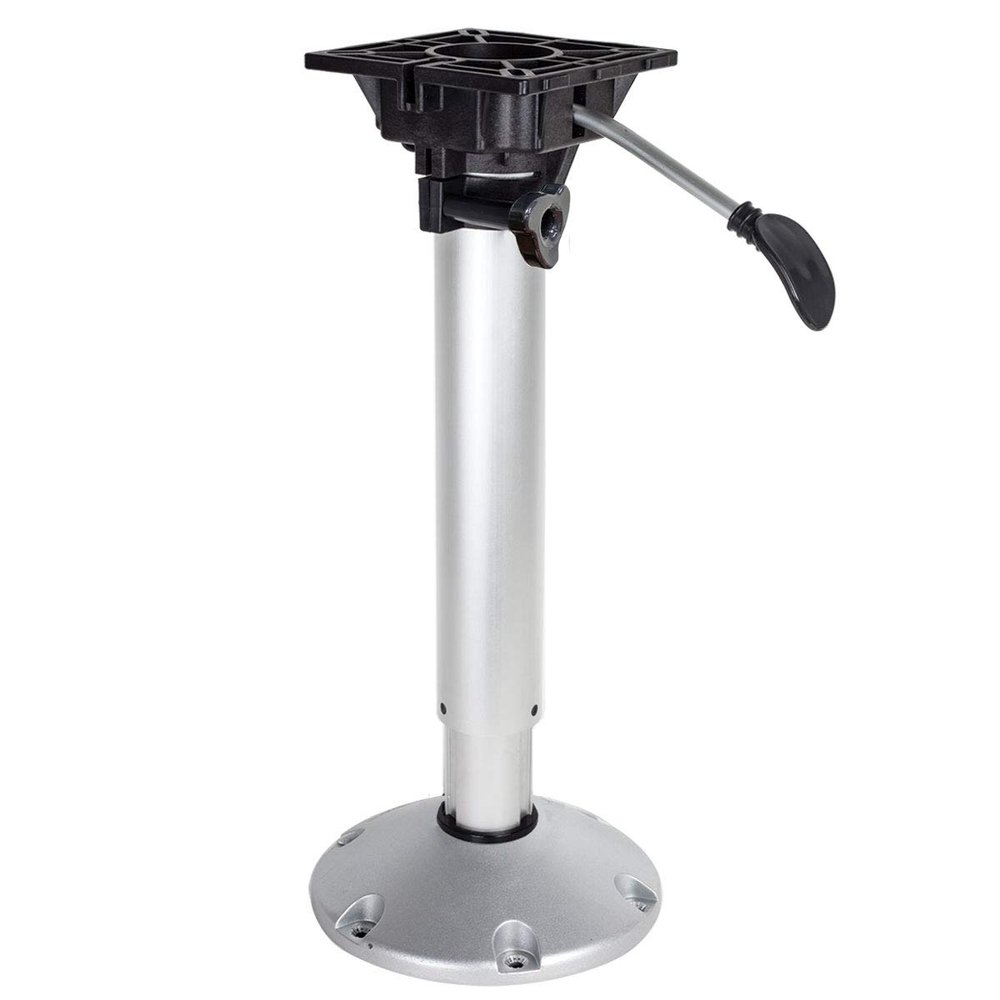 Oceanstouh Shock Absorbing Adjustable Waverider Boat Seat Pedestal 23''  28'' Boat seat Pedestal Mount Post Base Swivel Boats Jon Seats bass Fishing Chair