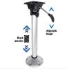 Oceanstouh Shock Absorbing Adjustable Waverider Boat Seat Pedestal 23''  28'' Boat seat Pedestal Mount Post Base Swivel Boats Jon Seats bass Fishing Chair view 2